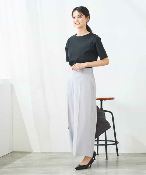 a.v.v / アー・ヴェ・ヴェ ショート・ハーフ・半端丈パンツ | 【洗える/イージーケア/UVカット/接触冷感/吸水速乾】サマーストレッチクロップドパンツ | 詳細20