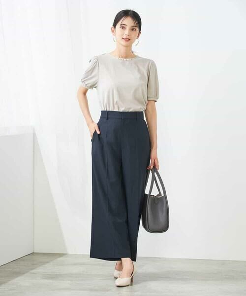 a.v.v / アー・ヴェ・ヴェ ショート・ハーフ・半端丈パンツ | 【洗える/イージーケア/UVカット/接触冷感/吸水速乾】サマーストレッチクロップドパンツ | 詳細3