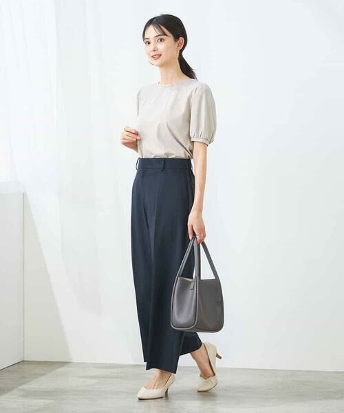 a.v.v / アー・ヴェ・ヴェ ショート・ハーフ・半端丈パンツ | 【洗える/イージーケア/UVカット/接触冷感/吸水速乾】サマーストレッチクロップドパンツ | 詳細6