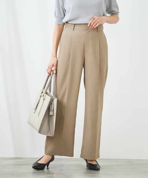 a.v.v / アー・ヴェ・ヴェ その他パンツ | 【洗える/イージーケア/UVカット/接触冷感/吸水速乾】サマーストレッチワイドパンツ | 詳細10