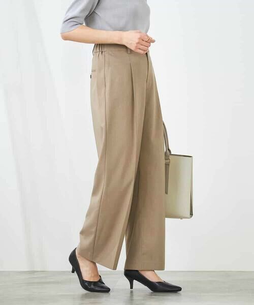 a.v.v / アー・ヴェ・ヴェ その他パンツ | 【洗える/イージーケア/UVカット/接触冷感/吸水速乾】サマーストレッチワイドパンツ | 詳細11