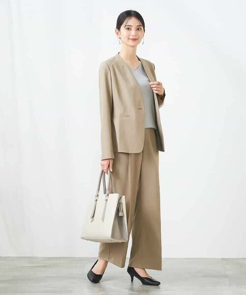 a.v.v / アー・ヴェ・ヴェ その他パンツ | 【洗える/イージーケア/UVカット/接触冷感/吸水速乾】サマーストレッチワイドパンツ | 詳細14