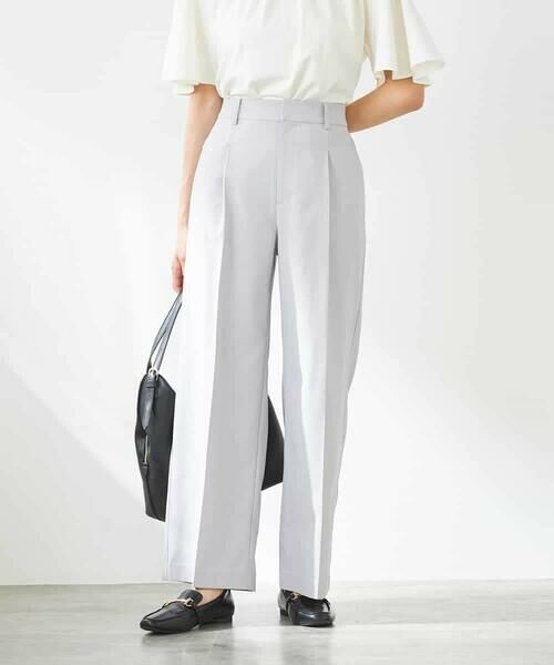 a.v.v / アー・ヴェ・ヴェ その他パンツ | 【洗える/イージーケア/UVカット/接触冷感/吸水速乾】サマーストレッチワイドパンツ | 詳細16