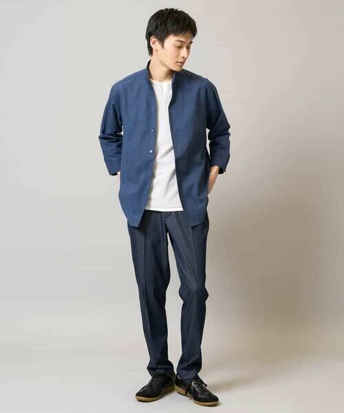 Amazon.co.jp: 长袖衬衣 ボーリングシャツ シャツ 透明 ニット