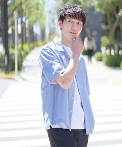 a.v.v / アー・ヴェ・ヴェ シャツ・ブラウス | 【速乾/イージーケア】オープンカラーシャツ【夏リライト】