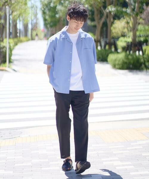 a.v.v / アー・ヴェ・ヴェ シャツ・ブラウス | 【速乾/イージーケア】オープンカラーシャツ【夏リライト】 | 詳細11