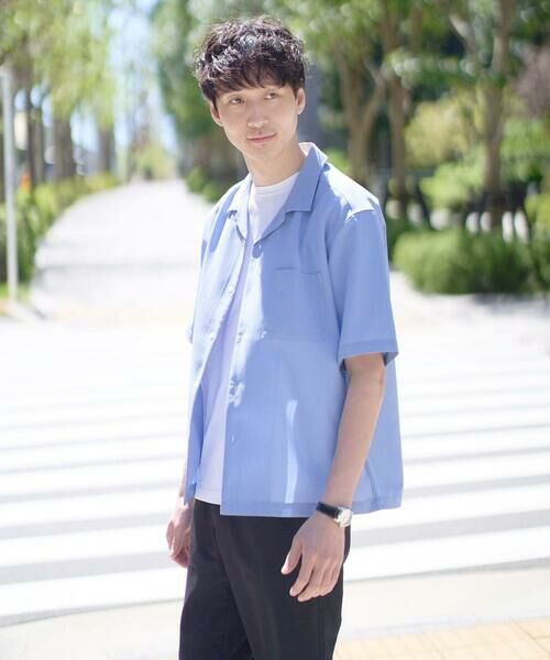 a.v.v / アー・ヴェ・ヴェ シャツ・ブラウス | 【速乾/イージーケア】オープンカラーシャツ【夏リライト】 | 詳細16