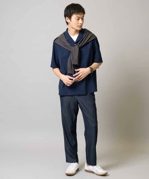 a.v.v / アー・ヴェ・ヴェ シャツ・ブラウス | 【速乾/イージーケア】オープンカラーシャツ【夏リライト】 | 詳細5