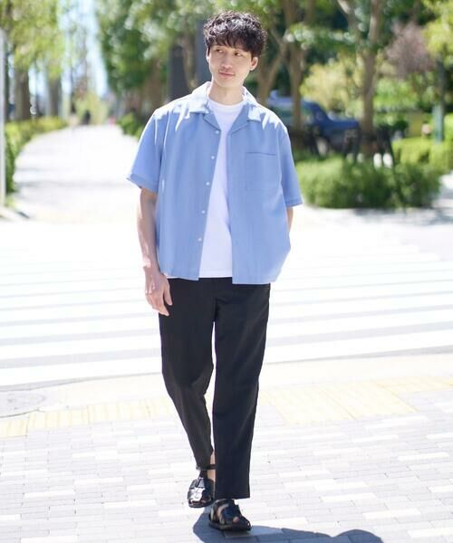 a.v.v / アー・ヴェ・ヴェ シャツ・ブラウス | 【速乾/イージーケア】オープンカラーシャツ【夏リライト】 | 詳細9