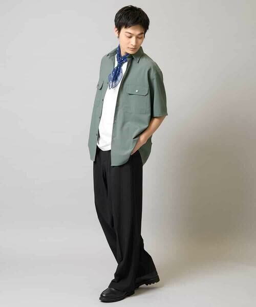 a.v.v / アー・ヴェ・ヴェ シャツ・ブラウス | 【速乾/イージーケア】Wポケットシャツ【夏リライト】 | 詳細10