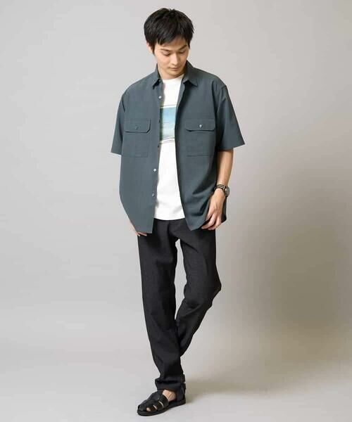 a.v.v / アー・ヴェ・ヴェ シャツ・ブラウス | 【速乾/イージーケア】Wポケットシャツ【夏リライト】 | 詳細13