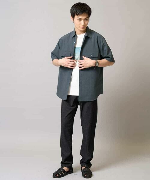 a.v.v / アー・ヴェ・ヴェ シャツ・ブラウス | 【速乾/イージーケア】Wポケットシャツ【夏リライト】 | 詳細14