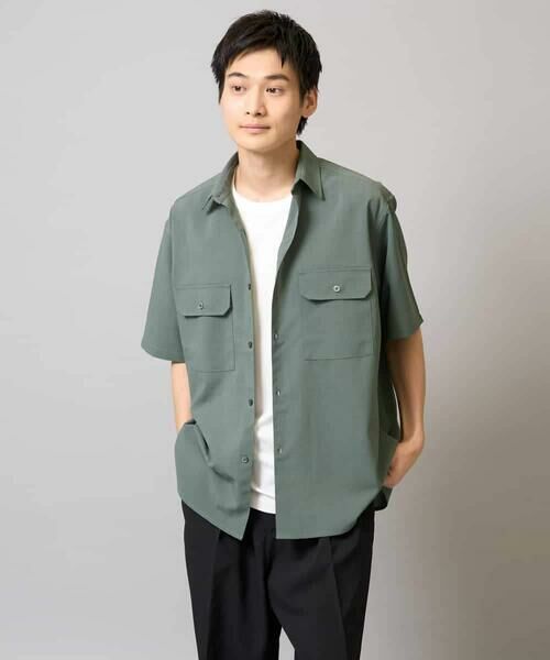 a.v.v / アー・ヴェ・ヴェ シャツ・ブラウス | 【速乾/イージーケア】Wポケットシャツ【夏リライト】 | 詳細16