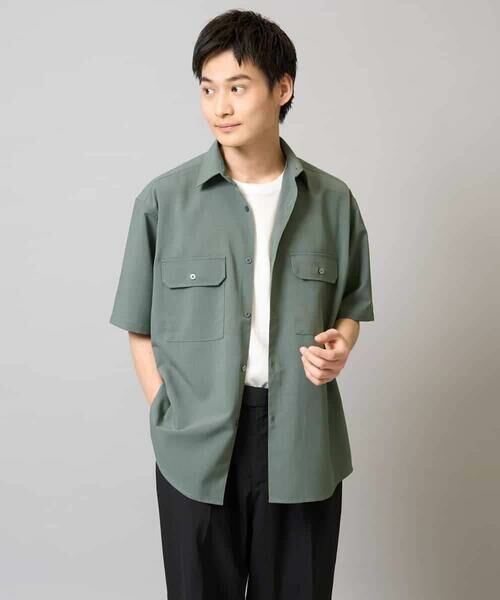 a.v.v / アー・ヴェ・ヴェ シャツ・ブラウス | 【速乾/イージーケア】Wポケットシャツ【夏リライト】 | 詳細17