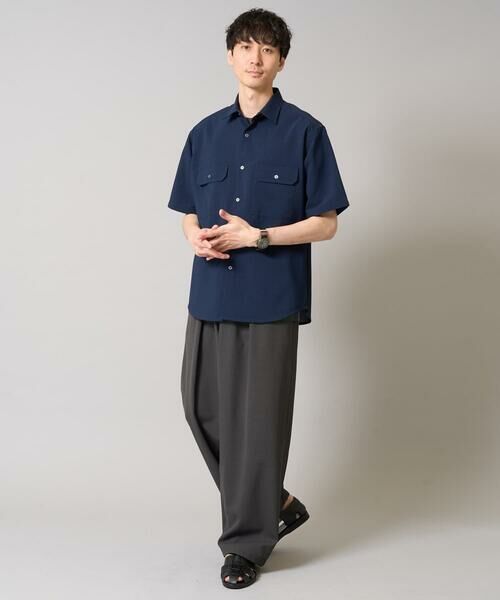 a.v.v / アー・ヴェ・ヴェ シャツ・ブラウス | 【速乾/イージーケア】Wポケットシャツ【夏リライト】 | 詳細2