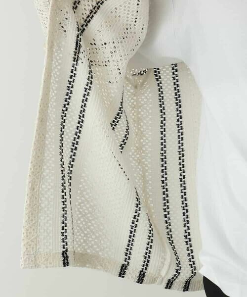 a.v.v / アー・ヴェ・ヴェ カーディガン・ボレロ | 【洗濯機で洗える】透かしストライプカーディガン | 詳細18