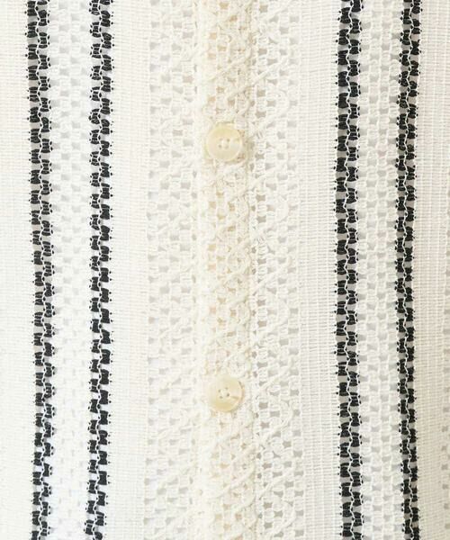 a.v.v / アー・ヴェ・ヴェ カーディガン・ボレロ | 【洗濯機で洗える】透かしストライプカーディガン | 詳細20