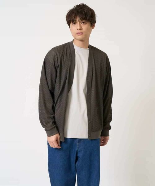 a.v.v / アー・ヴェ・ヴェ カーディガン・ボレロ | 【洗濯機で洗える/吸水速乾】ダイヤシアーカーディガン | 詳細14