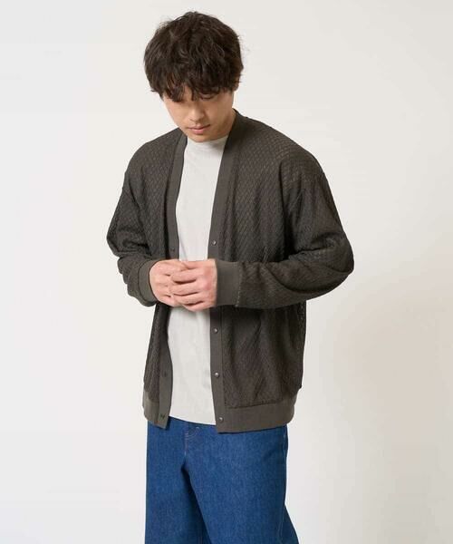 a.v.v / アー・ヴェ・ヴェ カーディガン・ボレロ | 【洗濯機で洗える/吸水速乾】ダイヤシアーカーディガン | 詳細15