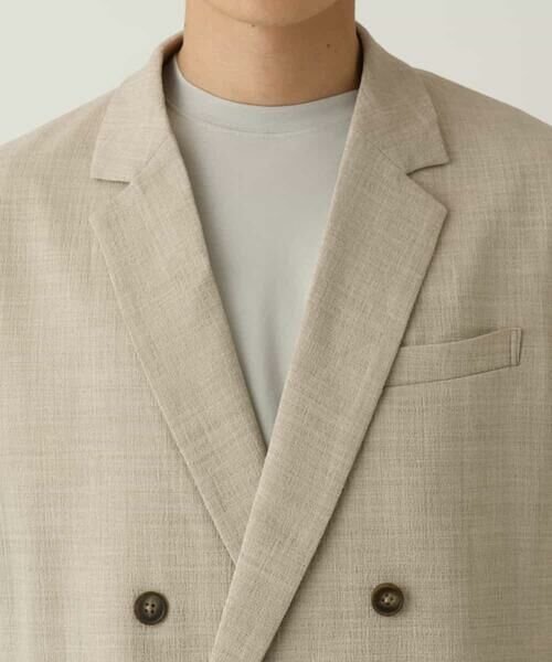 a.v.v / アー・ヴェ・ヴェ セットアップ | 【イージーケア/毛玉になりにくい/ストレッチ】ダブルブレストジャケット | 詳細13