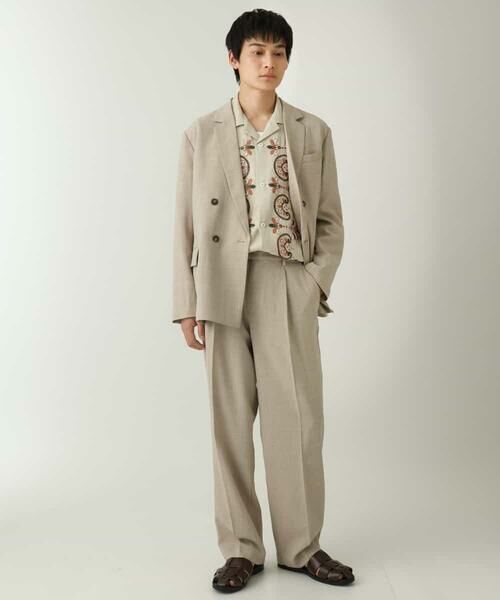 a.v.v / アー・ヴェ・ヴェ セットアップ | 【イージーケア/毛玉になりにくい/ストレッチ】ダブルブレストジャケット | 詳細6