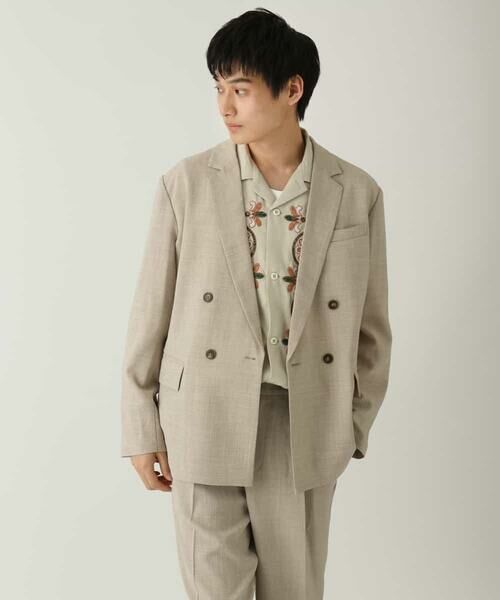 a.v.v / アー・ヴェ・ヴェ セットアップ | 【イージーケア/毛玉になりにくい/ストレッチ】ダブルブレストジャケット | 詳細8