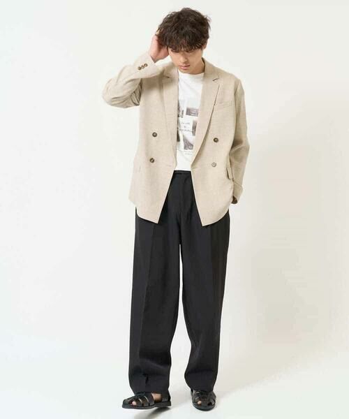 a.v.v / アー・ヴェ・ヴェ カットソー | 【接触冷感】フォトプリントワイドシルエットカットソー | 詳細1