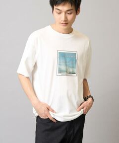 a.v.v / アー・ヴェ・ヴェ カットソー | 【接触冷感】スクエアプリントセミワイドシルエットカットソー