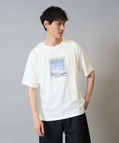 a.v.v / アー・ヴェ・ヴェ カットソー | 【接触冷感】スクエアプリントセミワイドシルエットカットソー