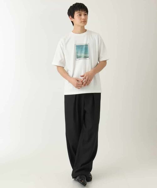 a.v.v / アー・ヴェ・ヴェ カットソー | 【接触冷感】スクエアプリントセミワイドシルエットカットソー | 詳細1