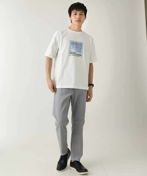 a.v.v / アー・ヴェ・ヴェ カットソー | 【接触冷感】スクエアプリントセミワイドシルエットカットソー | 詳細10