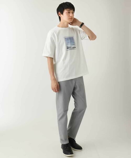 a.v.v / アー・ヴェ・ヴェ カットソー | 【接触冷感】スクエアプリントセミワイドシルエットカットソー | 詳細12