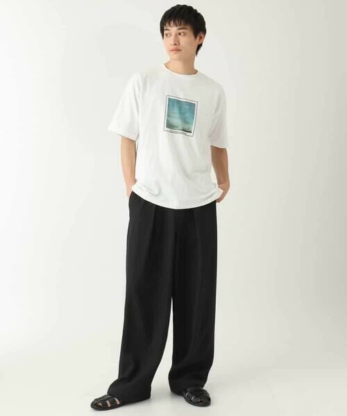 a.v.v / アー・ヴェ・ヴェ カットソー | 【接触冷感】スクエアプリントセミワイドシルエットカットソー | 詳細2