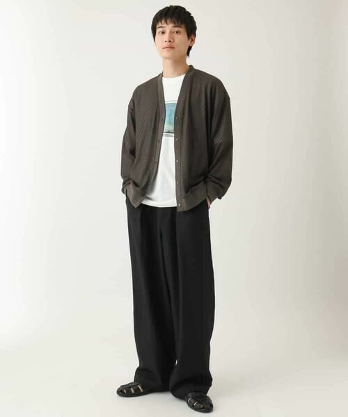 a.v.v / アー・ヴェ・ヴェ カットソー | 【接触冷感】スクエアプリントセミワイドシルエットカットソー | 詳細4