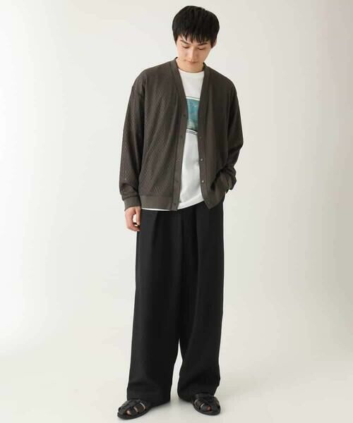 a.v.v / アー・ヴェ・ヴェ カットソー | 【接触冷感】スクエアプリントセミワイドシルエットカットソー | 詳細5