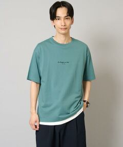 a.v.v / アー・ヴェ・ヴェ カットソー | 【接触冷感】ミニロゴプリントセミワイドシルエットカットソー