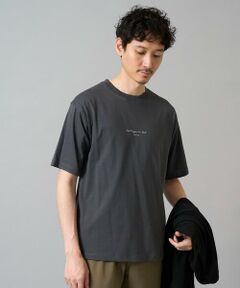 a.v.v / アー・ヴェ・ヴェ カットソー | 【接触冷感】ミニロゴプリントセミワイドシルエットカットソー