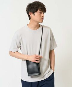 a.v.v / アー・ヴェ・ヴェ カットソー | 【きれいめな半袖】ジャカードクルーネックカットソー  半袖 ジャケイン  ビズカットソー