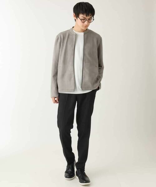 a.v.v / アー・ヴェ・ヴェ カットソー | 【きれいめな半袖】ジャカードクルーネックカットソー  半袖 ジャケイン  ビズカットソー | 詳細11