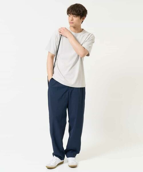 a.v.v / アー・ヴェ・ヴェ カットソー | 【きれいめな半袖】ジャカードクルーネックカットソー  半袖 ジャケイン  ビズカットソー | 詳細12