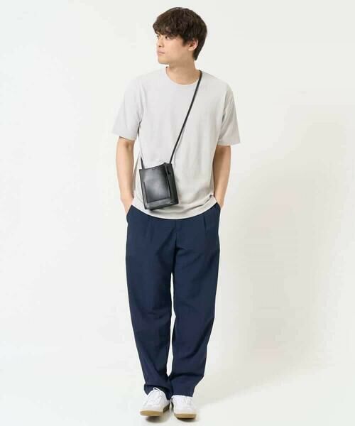 a.v.v / アー・ヴェ・ヴェ カットソー | 【きれいめな半袖】ジャカードクルーネックカットソー  半袖 ジャケイン  ビズカットソー | 詳細13