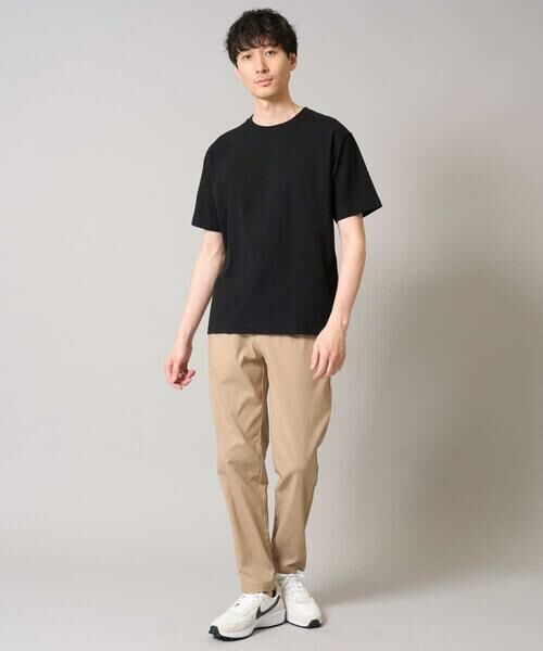 a.v.v / アー・ヴェ・ヴェ カットソー | 【きれいめな半袖】ジャカードクルーネックカットソー  半袖 ジャケイン  ビズカットソー | 詳細14