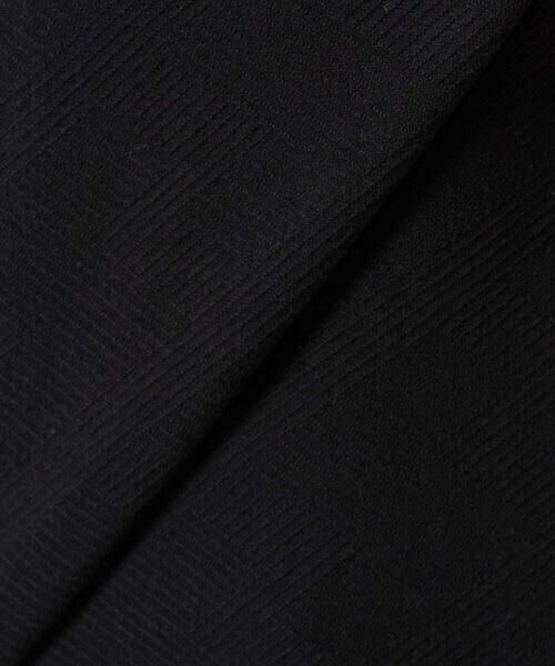 a.v.v / アー・ヴェ・ヴェ カットソー | 【きれいめな半袖】ジャカードクルーネックカットソー  半袖 ジャケイン  ビズカットソー | 詳細3