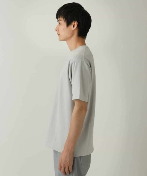 a.v.v / アー・ヴェ・ヴェ カットソー | 【きれいめな半袖】ジャカードクルーネックカットソー  半袖 ジャケイン  ビズカットソー | 詳細30