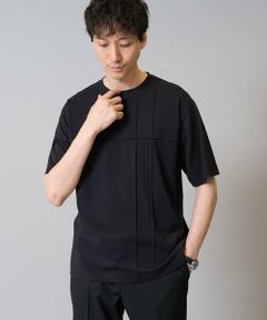 a.v.v / アー・ヴェ・ヴェ カットソー | 【接触冷感】ピンタックセミワイドシルエットカットソー