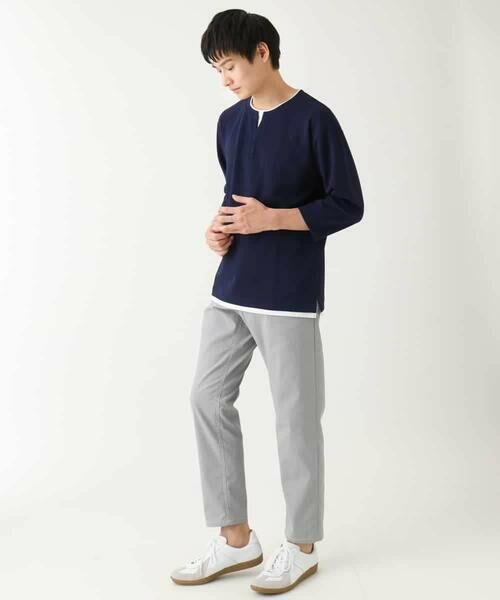 a.v.v / アー・ヴェ・ヴェ チノ・ワークパンツ | 【累計3万枚販売】ストレッチコードレーン５ポケットアンクル丈パンツ【イージーケア/速乾/毛玉になりにくい】 | 詳細28