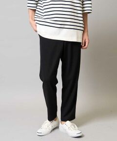 a.v.v / アー・ヴェ・ヴェ ショート・ハーフ・半端丈パンツ | 【イージーケア/接触冷感】スマートシャンブレーアンクル丈テーパードパンツ