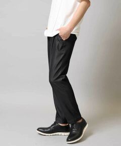 a.v.v / アー・ヴェ・ヴェ ショート・ハーフ・半端丈パンツ | 【イージーケア/接触冷感】スマートシャンブレーアンクル丈スラックス