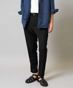 a.v.v / アー・ヴェ・ヴェ ショート・ハーフ・半端丈パンツ | 【イージーケア/接触冷感】スマートシャンブレーアンクル丈スラックス