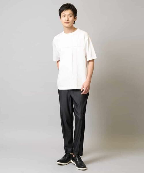 a.v.v / アー・ヴェ・ヴェ ショート・ハーフ・半端丈パンツ | 【イージーケア/接触冷感】スマートシャンブレーアンクル丈スラックス | 詳細17